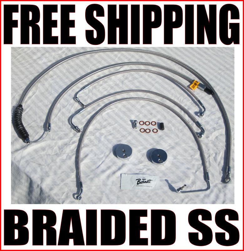 Purchase BRAIDED SAINLESS STEEL BRAKE LINE CLUTCH CABLE KIT