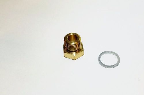 Oil/fuel/water pressure - metric adapter 1/8” npt to m16 metric thread