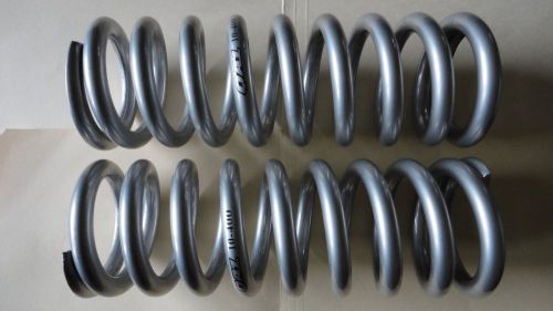 Two qa1 400lb coil-over springs 10" long 2.5" inside dia silver powder coated