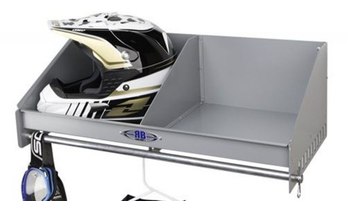 Rb components aluminum helmet storage rack trailer shelf hanger race trailer-new