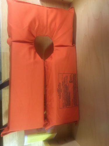 Small child's life preserver 25-29 inch - coast guard approved - bright orange