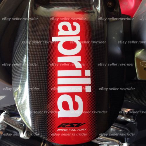 Hugger decal made to fit 2004 2005 2006 2007 2008 2009 aprilia rsvr rsv tuono