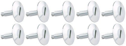 Allstar performance all18646 1" aluminum flush mount bolt, (set of 10)