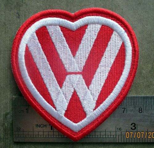 Vw volkswagen love patch karmann ghia genuine vw parts micro the thing 2 bus