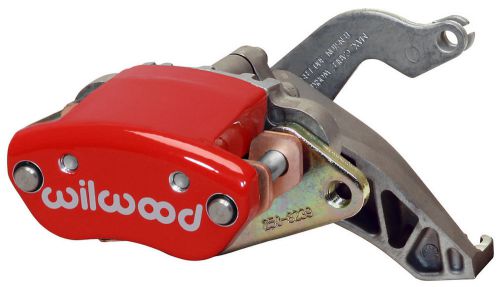 Wilwood mc4 mechanical parking brake caliper,red,0.81&#034; wide discs,right-side