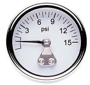 Professional products 11112 fuel pressure gauge  0-15 psi  1.5 in. dia.