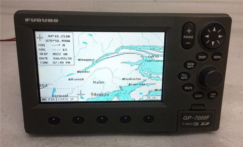 Furuno gp-7000f c-map nt gps chartplotter sounder display