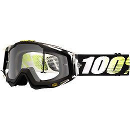 100% racecraft mx/offroad clear lens goggles t2
