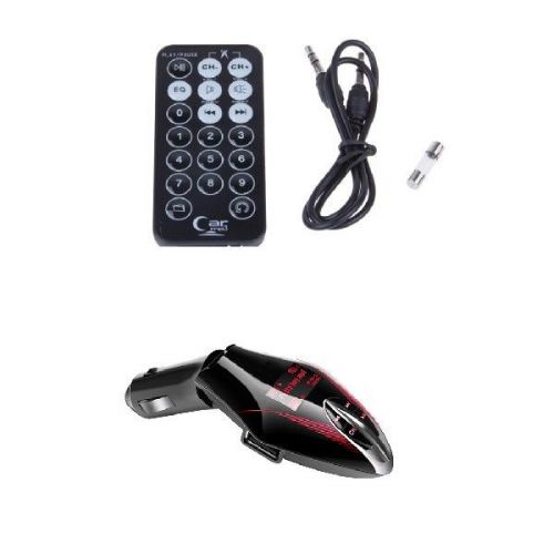 Bluetooth fm transmitter 3.5mm radio usb remote handsfree car kit for iphone 6