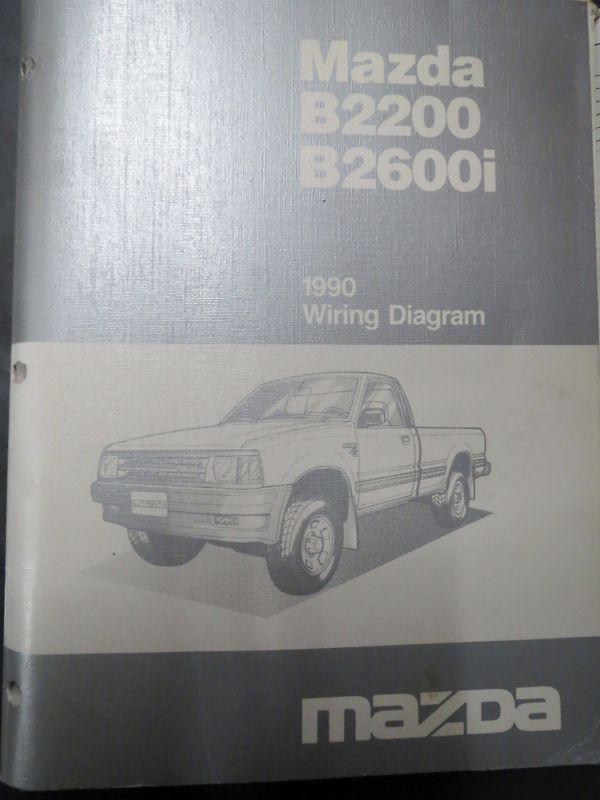 1990 mazda b2200 b2600i wiring diagram manual