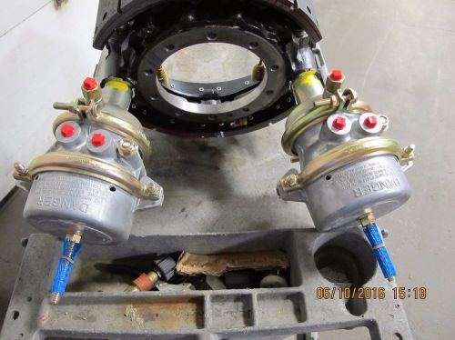 15” x 5” brake shoe &amp; spider assembly dual actuated chambers truck &amp; trailer