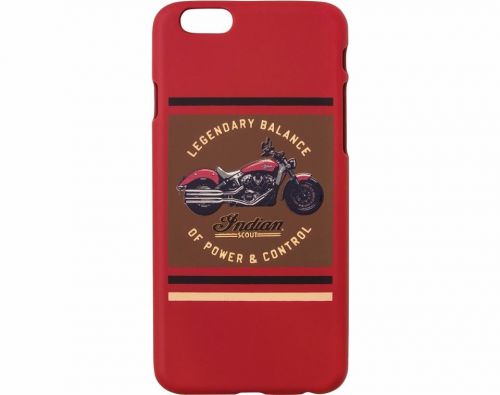 Genuine indian motorcycle scout iphone 6 case 2863927 red