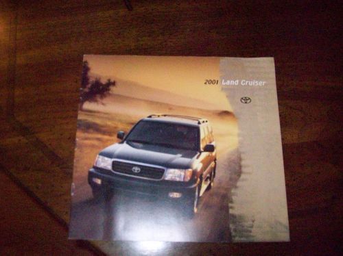 2001 toyota land cruiser brochure