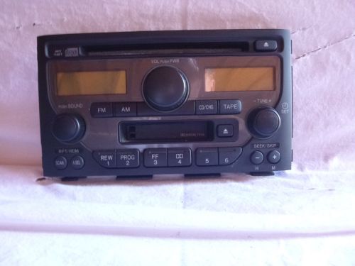 2003-2005 honda pilot radio cd cassette face plate 39100-s9v-a120 1tv3 g62177