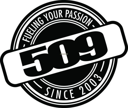 509 fuel stickers - 4"- 10 pack