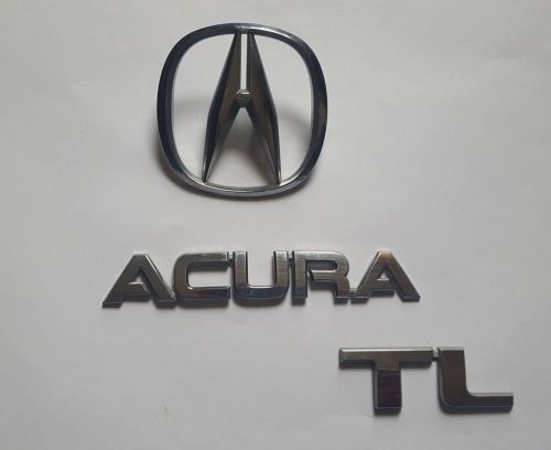 Acura tl 04-08 rear trunk ( emblem)..set