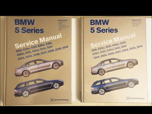 Bmw 5 series new service manual 2004-2010 volumes 1 &amp; 2
