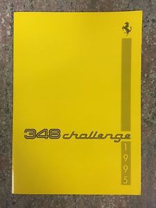 1995 ferrari 348 challenge booklet