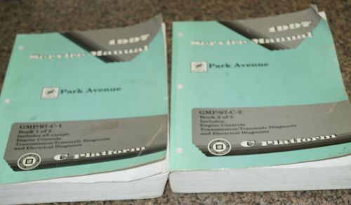 1997 buick park avenue factory service shop manual 2-volume set