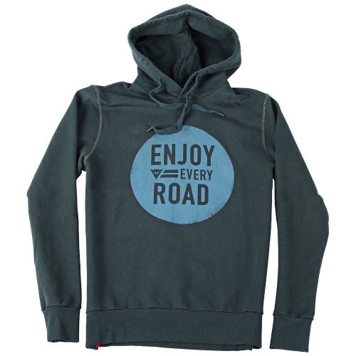 Dainese n&#039;joy (enjoy) every road mens pullover hoody sweatshirt  anthracite gray