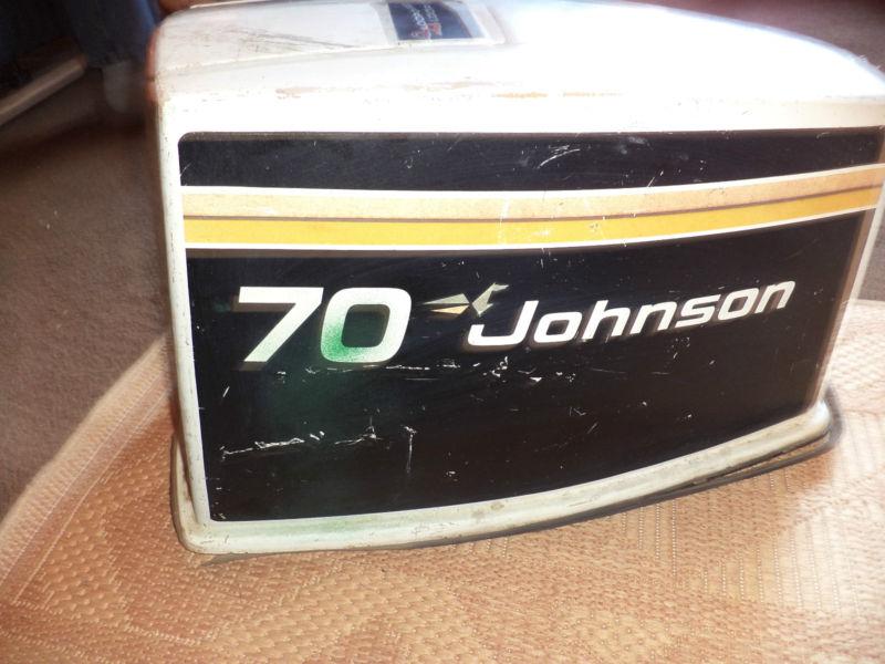 Johnson outboard motor cover vintage