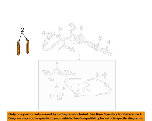 Ford oem headlamp-front headlamp retainer yf1z13n020aa sold as one