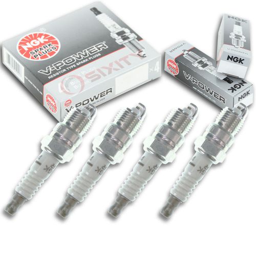 4pcs 71-74 flagship 292 cid ngk v-power spark plugs 292 cid kit set engine zy