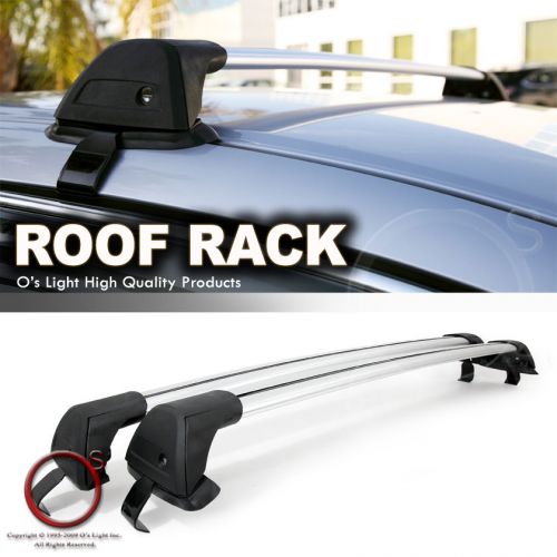 Universal fit roof top crossbar utility rack carry 43" cross bars with lock kit
