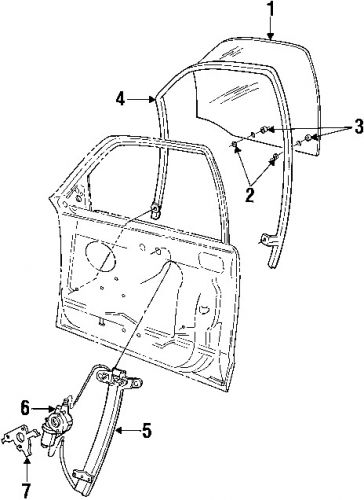 Ford\mercury 1w7z5423395ba genuine oem motor