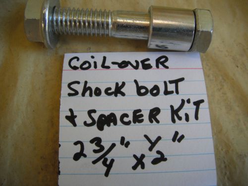 Coil over shock bolt &amp; spacer kit 2 3/4" x 1/2"