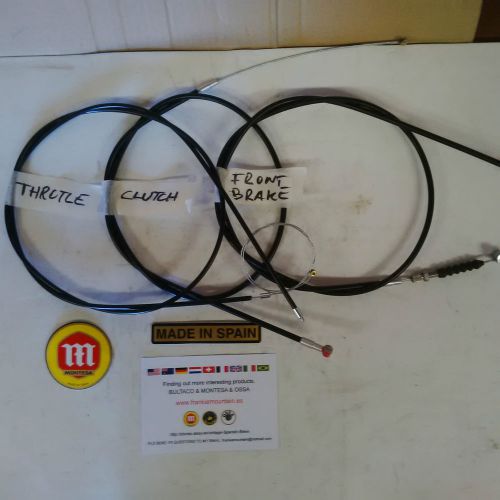 Kit brake, clutch, throttle cables montesa cappra new kit cables montesa