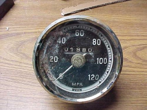Vintage vdo speedometer 120mph