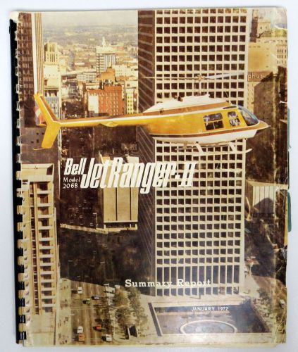 Euc bell helicopter model 206b (jet rangerr-ii) summary report january 1972
