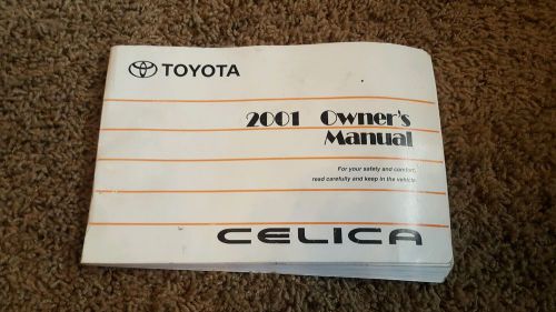 01 toyota celica owners manual