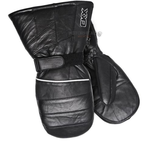 Snowmobile mitts men mittens leather small ckx sport with removable liner