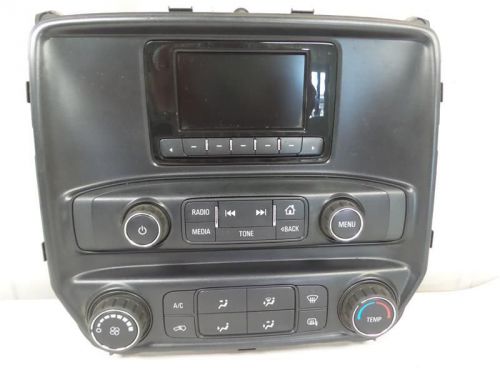 Radio control panel w/screen id 23486608 fits sierra 1500 386862