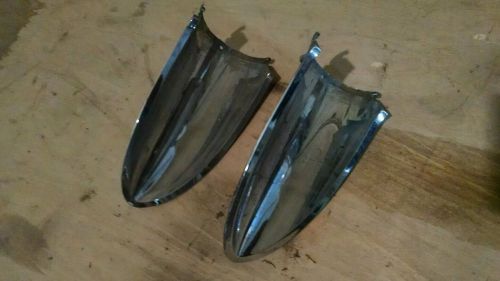 1957 57 chevy bel air hood inserts scoops