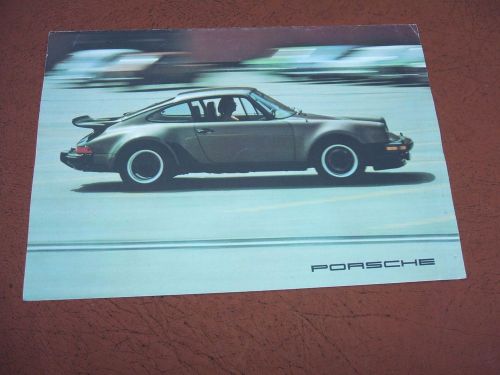 Original 1976 porsche dealership brochure catalog 912e, 911s and turbo carrera