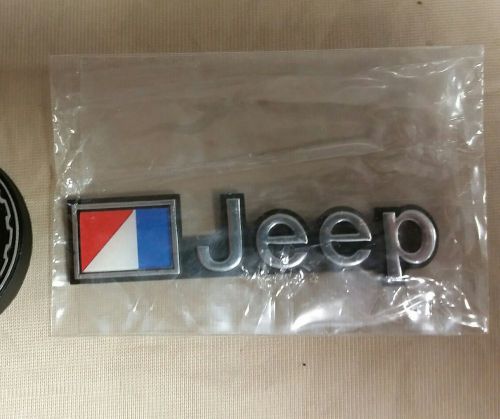 Nos amc jeep emblem wagoneer jeep fsj nos jeep cj jeep j10 j20 super jeep badge