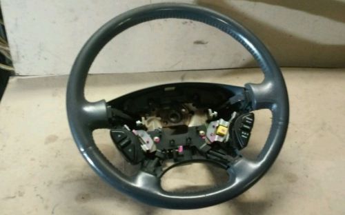 98-02 honda accord oem steering wheel with cruise switch stock  dark blue wear