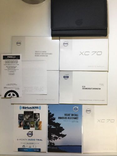 2016 volvo xc70 owners manual set. new! free same day shipping! #0262