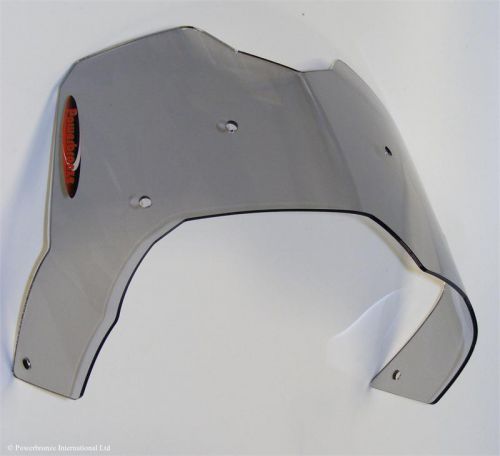 Bmw f650gs f800gs off road sports windshield shield screen grey made in uk (pb)