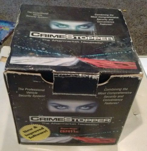 Crimestopper cs-2011rs series iv full feature alarm w/remote start new old stock