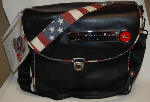 Nwt vintage harley davidson unisex travel bag made with recycled harley parts
