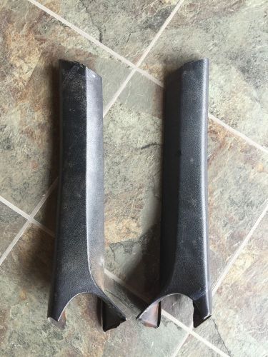 1970-73 camaro black metal right and left side &#034;a&#034; pillar cover