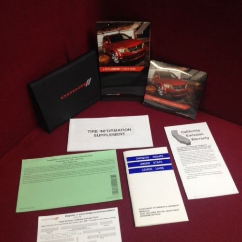 2014 dodge journey oem owners manual set with warranty books and case