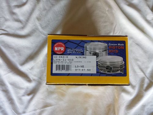 2x 03-09 mazda 3 6 ford fusion mercury milan 2.3l duratec pistons with rings