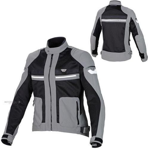 Macna motorcycle rush jacket black grey small women coat ce protection