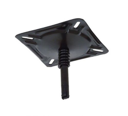 Springfield 1615201-ec kingpin 7&#034; x 7&#034; steel e-coat finish seat swivel mount