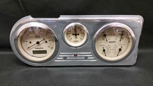 1948 1949 1950 ford truck 3 gauge cluster tan